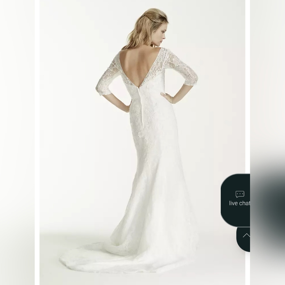 NWT Elegant White Lace Wedding Dress Size 20